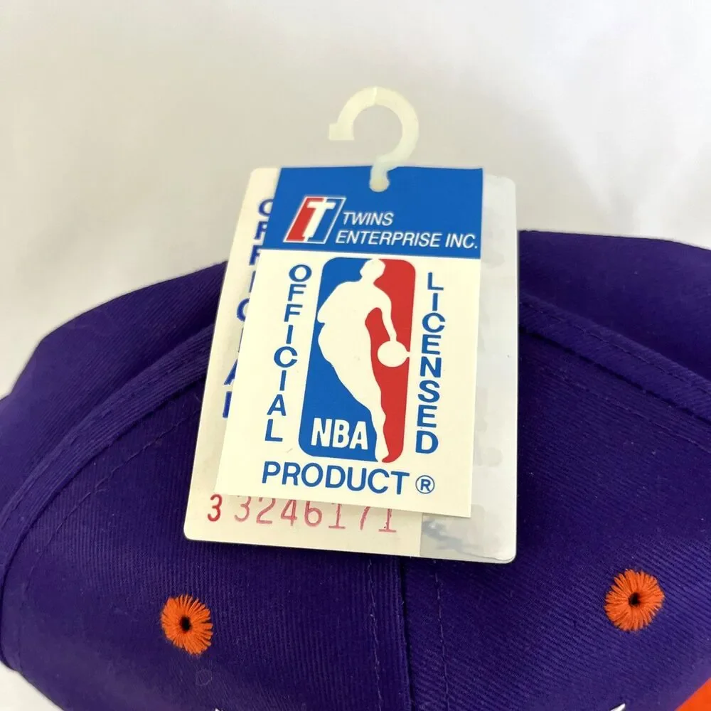 New Vintage Deadstock Phoenix Suns Twins Enterprise SnapBack Hat Cap One Sz NWT